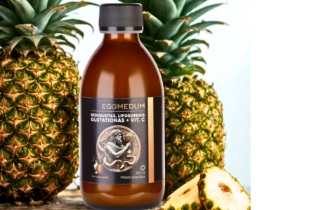 Redukuotas, liposominis GLUTATIONAS + Vit. C